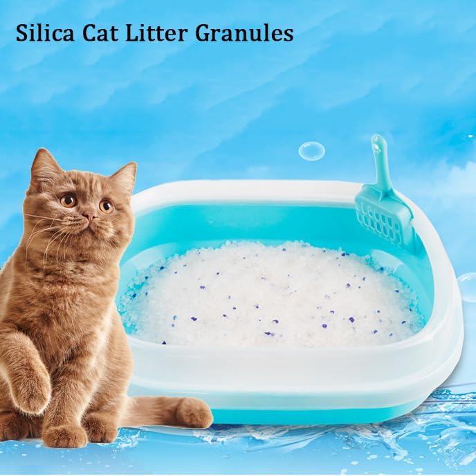 Vivo Technologies 3.8L Natural Silica Cat Litter Crystals – Ultra Absorbent – Effective Odour Control – Dust Free – Ultra Hygienic – Biodegradable