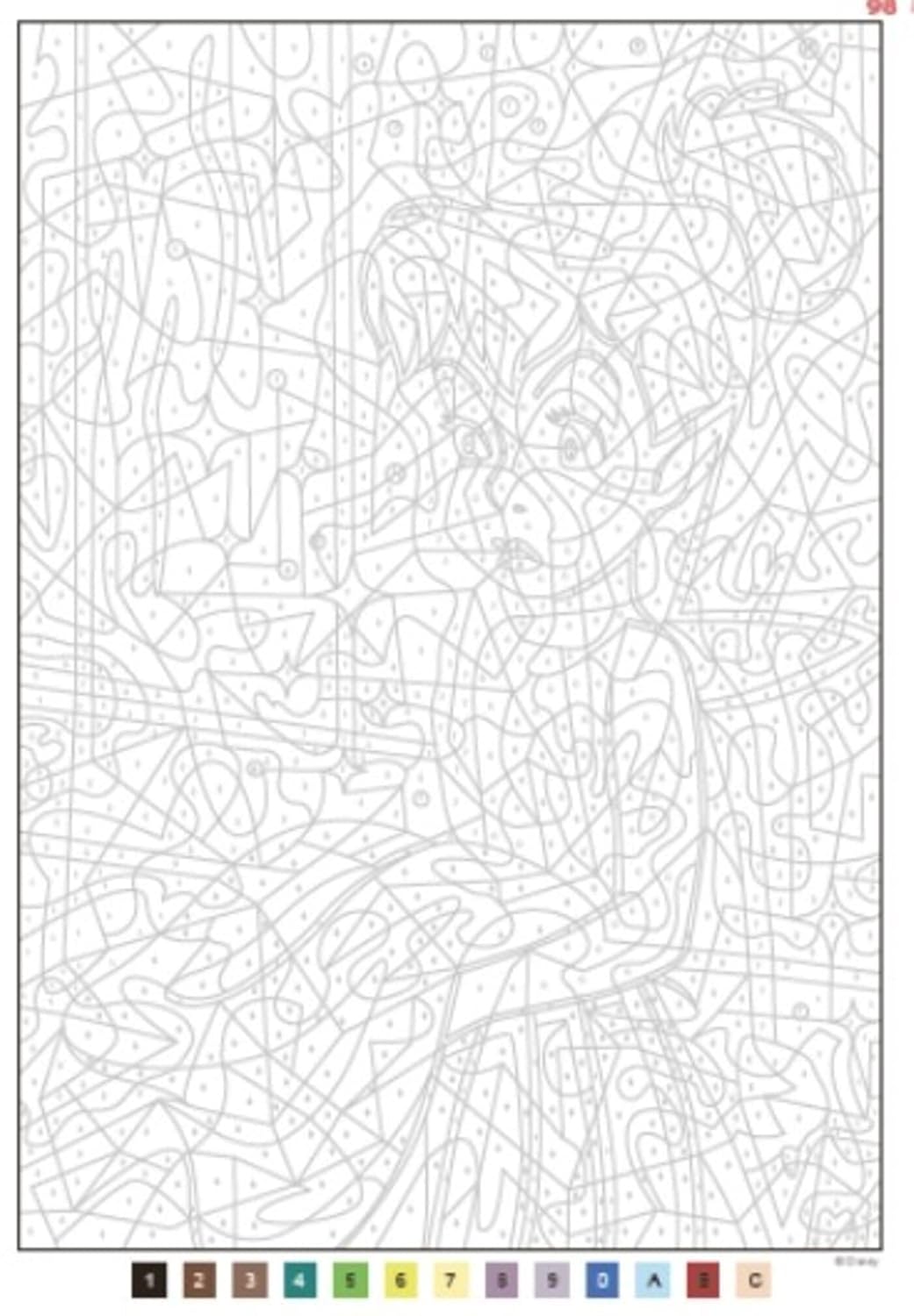 Coloriages Mystères Disney – Les Grands Classiques Tome 9 | Livre de Coloriage Adulte Anti-Stress | Édition Officielle Disney
