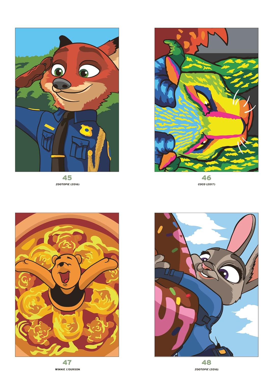 Coloriages Mystères Disney – Best of Bestiaire | Livre de Coloriage Magique par Numéros | Personnages Animaux Disney Officiel