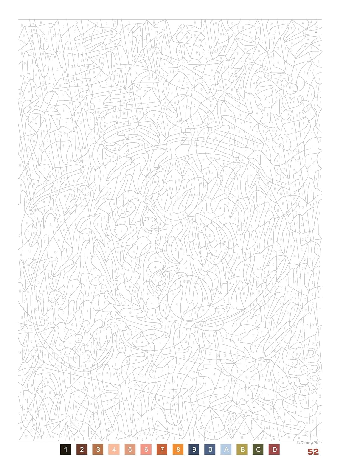 Mystery Colouring – Pixar Colour by Number Book | Reveal Iconic Disney Pixar Characters | Creative Activity & Relaxing Colouring Book for Kids & Adults