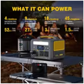 Portable Power Station 600W 299Wh LiFePO4 Battery - 1200W Peak Surge Generator (Bare Unit)