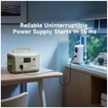 Portable Power Station 600W 299Wh LiFePO4 Battery with 100W Solar Panel Bundle
