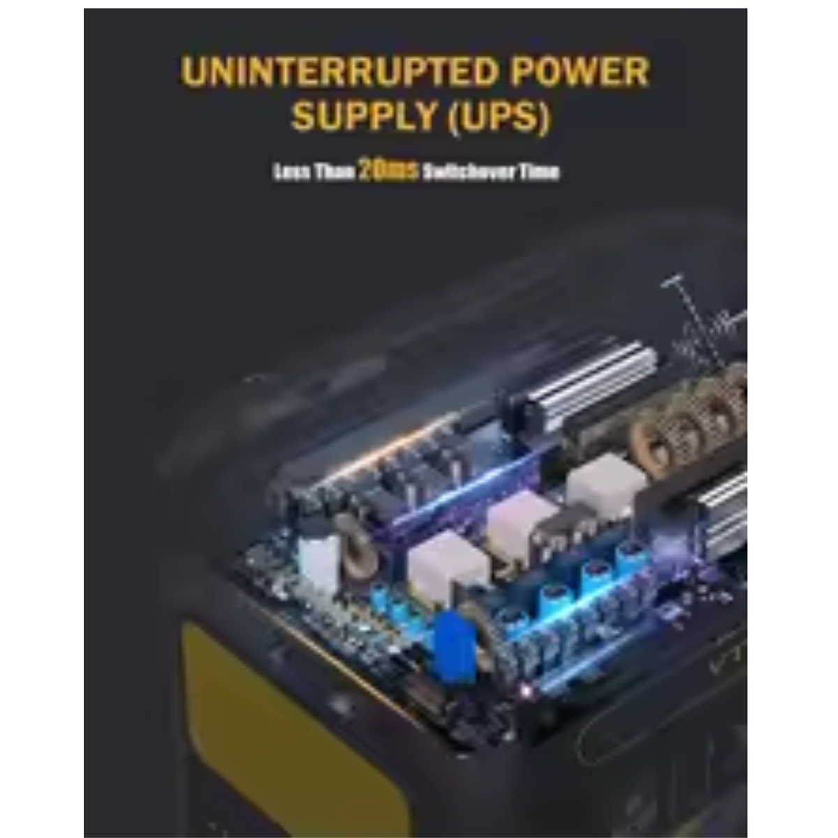 Portable Power Station 1500W 1548Wh LiFePO4 Battery - 3000W Peak Surge Generator (Bare Unit)