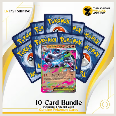 Local warehousePokemon TCG - TCYM Packs - 10 Cards and a GUARANTEED V/VX/EX/GX/VM