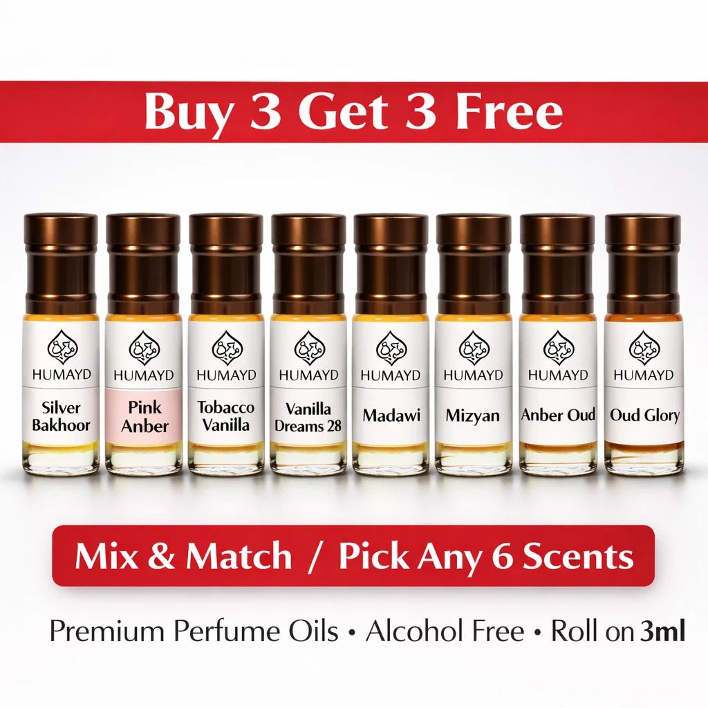 Unisex Concentrated Perfume Oil - 3ml Roll-On Attar Fragrance Selection