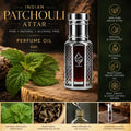 Indian Patchouli Concentrated Perfume Oil - 6ml Roll-On Unisex Attar