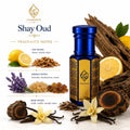 Shay Oud Perfume Oil Unisex - Alcohol-Free Oud Vanilla Fragrance Attar 6ml
