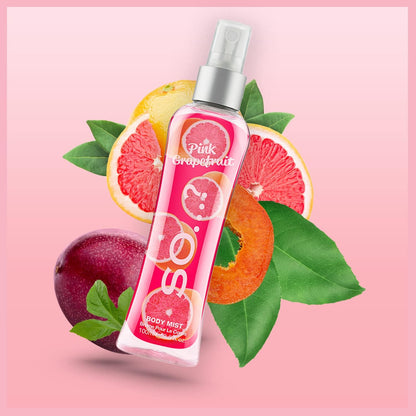Body Mist by So…? Womens Fresh Floral, Cherry Blossom, Pink Grapefruit Body Spray Mixed Fragrance 100ml Bundle (Pack of 3)