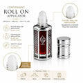 Indian Patchouli Concentrated Perfume Oil - 6ml Roll-On Unisex Attar