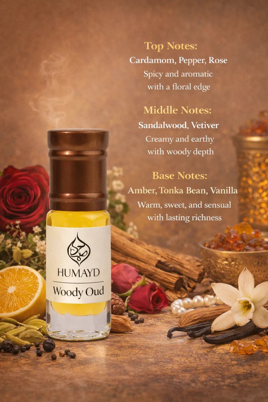 Unisex Concentrated Perfume Oil - 3ml Roll-On Attar Fragrance Selection