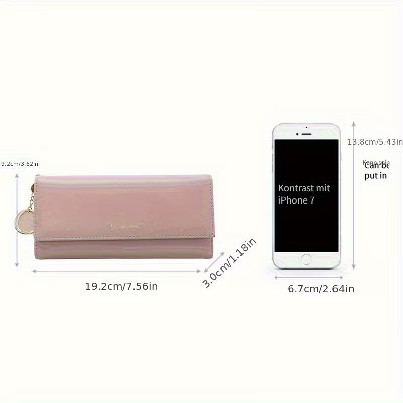 Fashion Women Wallets Long Multifunctional Purse Cool Female Clutch Card Holder