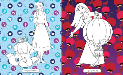 Disney Princess: The Ultimate Colouring Book for Kids | Magical Coloring Pages Featuring Classic Disney Princess Characters | Creative Activity Book