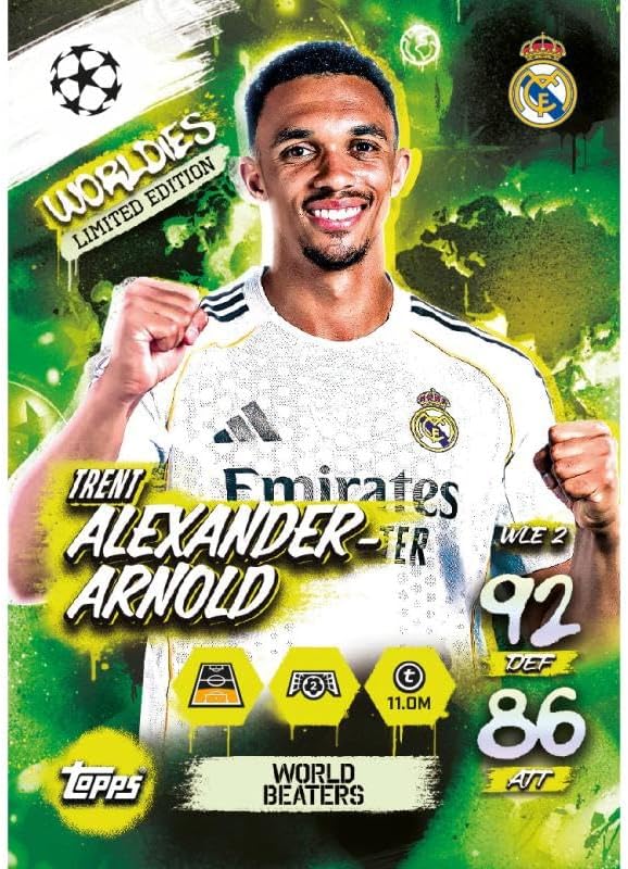 Topps Match Attax 2025/26 Mini Tin Bundle (4 Tins) – World Beaters, Global Goalscorers, Homegrown Heroes & International Icons | UEFA Trading Cards