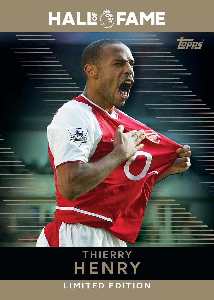 Topps Premier League 2026 Bumper Box – 50 Official Trading Cards + 2 Hall of Fame Limited Edition Cards | Licensed Soccer Card Collection