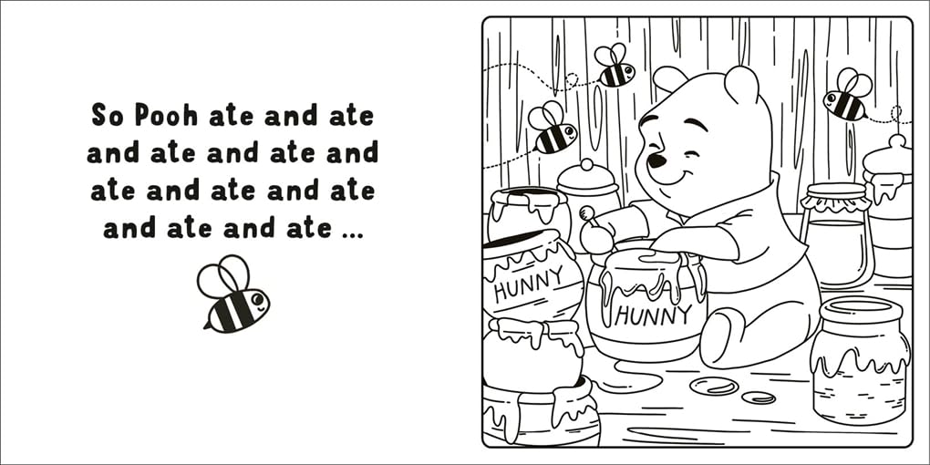 Disney Winnie the Pooh: A Cute and Cosy Colouring Book for Kids & Adults | Relaxing Disney Coloring Pages Featuring Pooh & Friends