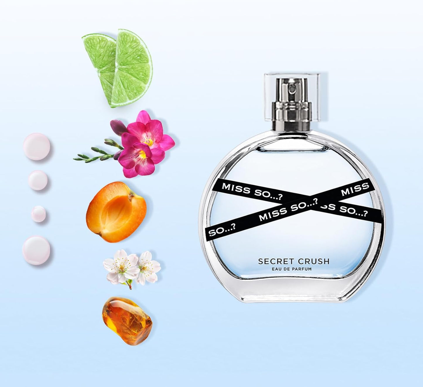 Miss SO…? Premium Womens Perfume Gift Set, Starlet, Love Potion, Secret Crush Eau De Parfum with Long Lasting Fragrance - Travel Size Mini Perfume for Girls, Ladies Gift Sets (3 x 30ml)