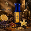 Shay Oud Perfume Oil Unisex - Alcohol-Free Oud Vanilla Fragrance Attar 6ml