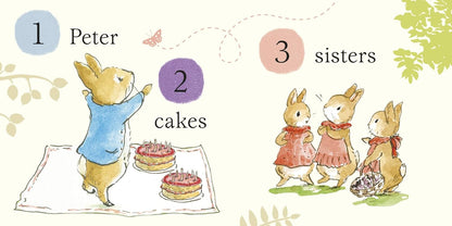 Peter Rabbit Tales: Little Library by Beatrix Potter | 4 Mini Board Book Set for Babies & Toddlers | Classic Children’s Story Gift Collection