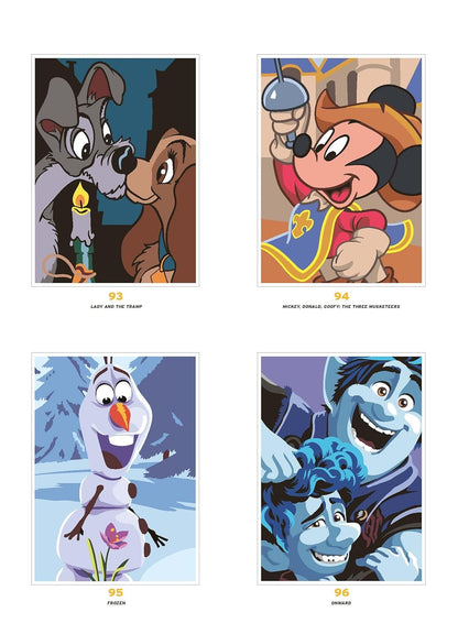 Mystery Colouring – Portraits Disney Colour by Number Book | Reveal Iconic Disney Characters | Relaxing Colouring Activity for Kids & Adults