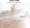 FUKUMARU Tofu Cat Litter 16L – Clumping Plant Based – Flushable Corn Mix – Dust Free Odor Control Cat Litter Pack of 4