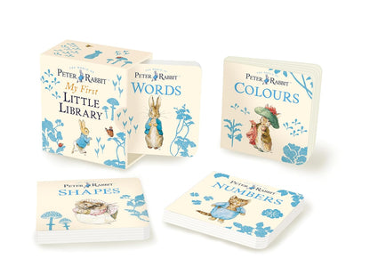 Peter Rabbit My First Little Library Baby Board Book Set | Beatrix Potter Classic Stories for Toddlers | Early Learning & Gift Box Collection