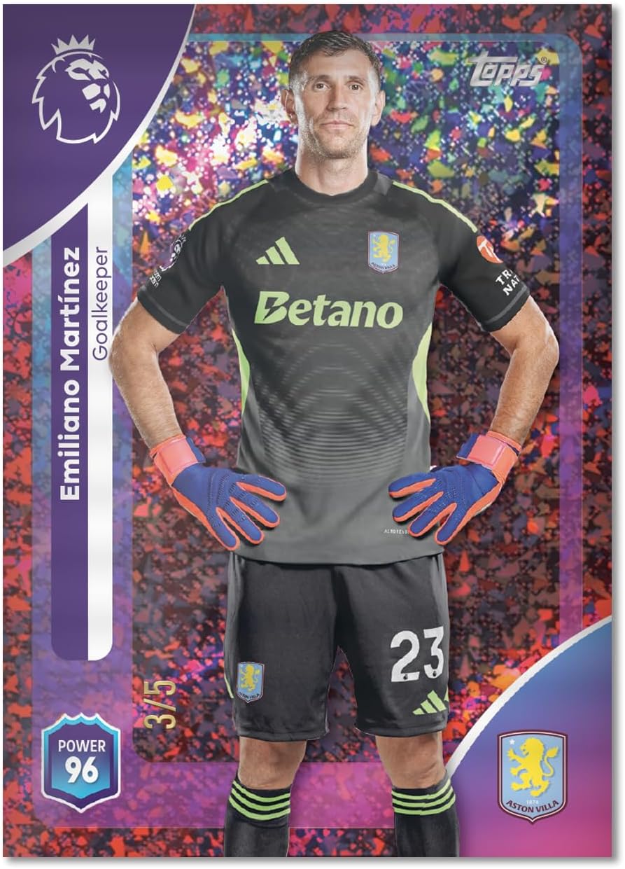 Topps Premier League 2026 Debut Edition Hall of Fame Super Tin #1 | 50 Football Trading Cards + 3 Limited Edition Hall of Fame Cards | Official EPL