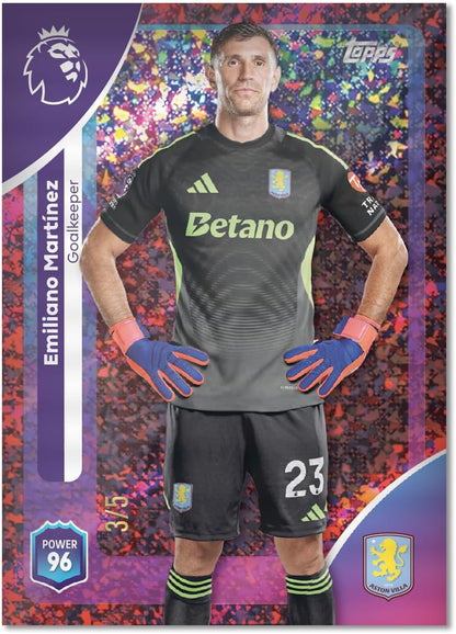 Topps Premier League 2026 Debut Edition Hall of Fame Super Tin #1 | 50 Football Trading Cards + 3 Limited Edition Hall of Fame Cards | Official EPL
