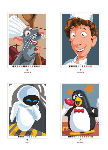 Mystery Colouring – Pixar Colour by Number Book | Reveal Iconic Disney Pixar Characters | Creative Activity & Relaxing Colouring Book for Kids & Adults