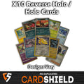 Ultimate Shiny Card Bundle Pokémon TCG – 50 Pokémon Cards with 10 Holo, 1 Rare Ultra Shiny, Coin & Mini Tin Storage Case