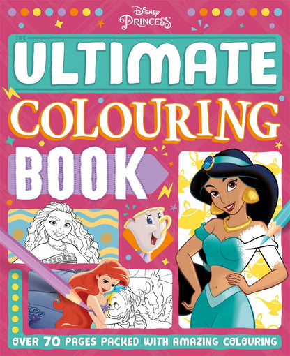 Disney Princess: The Ultimate Colouring Book for Kids | Magical Coloring Pages Featuring Classic Disney Princess Characters | Creative Activity Book
