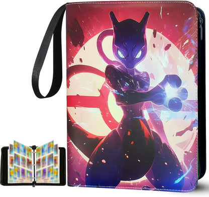 Card Binder for Pokémon 900 Pockets – Trading Card Binder 9 Pocket 50 Pages with Zipper | Portable Card Holder Album for Pokémon, MTG, Yu-Gi-Oh Cards