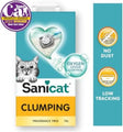 Sanicat Clumping Unscented Cat Litter 10L - Natural Mineral Clay - Strong Clumping - Odor Control Hygienic Cat Litter