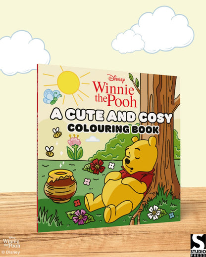 Disney Winnie the Pooh: A Cute and Cosy Colouring Book for Kids & Adults | Relaxing Disney Coloring Pages Featuring Pooh & Friends