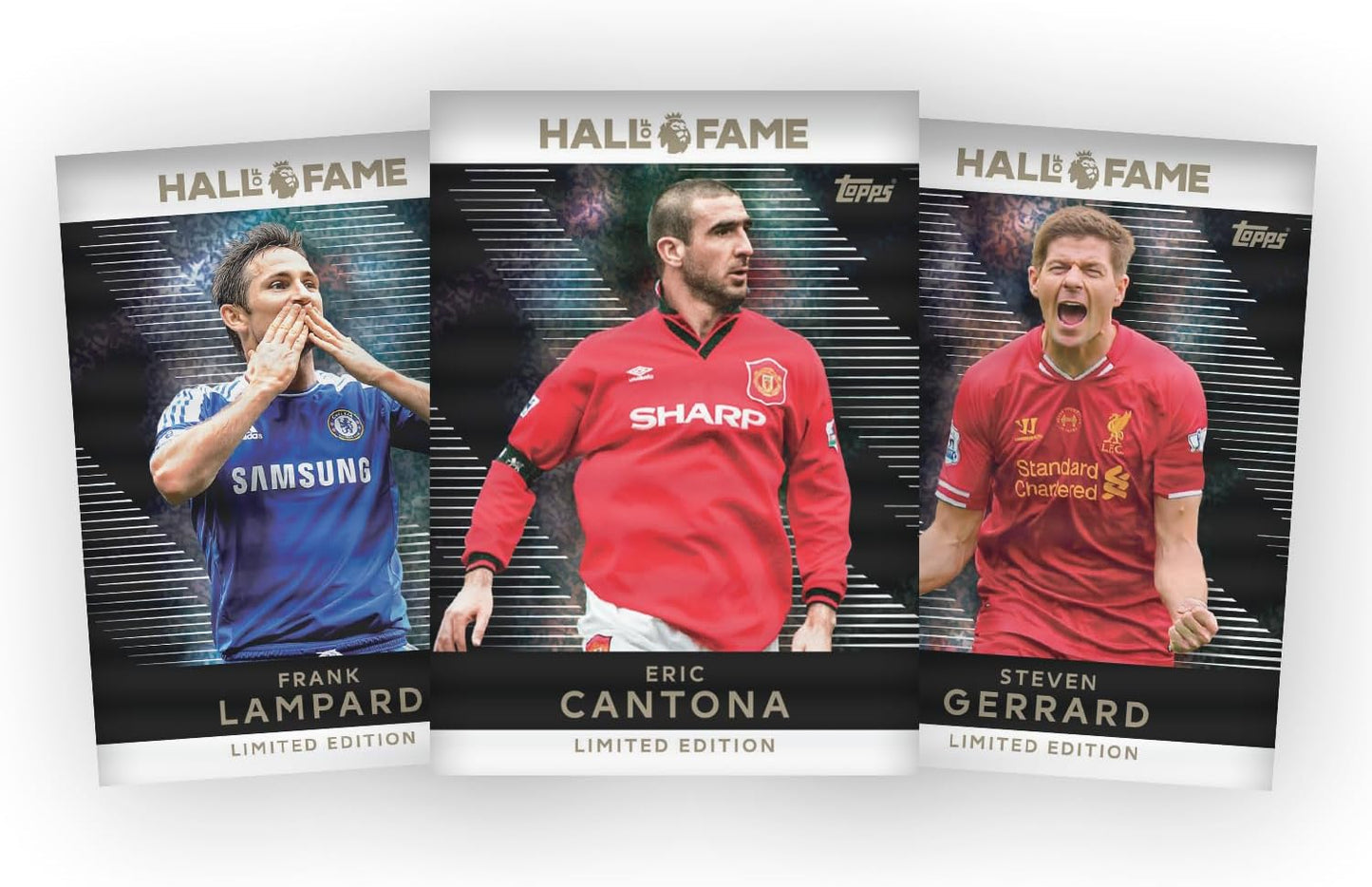 Topps Premier League 2026 Debut Edition Hall of Fame Super Tin #1 | 50 Football Trading Cards + 3 Limited Edition Hall of Fame Cards | Official EPL