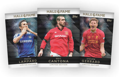 Topps Premier League 2026 Debut Edition Hall of Fame Super Tin #1 | 50 Football Trading Cards + 3 Limited Edition Hall of Fame Cards | Official EPL
