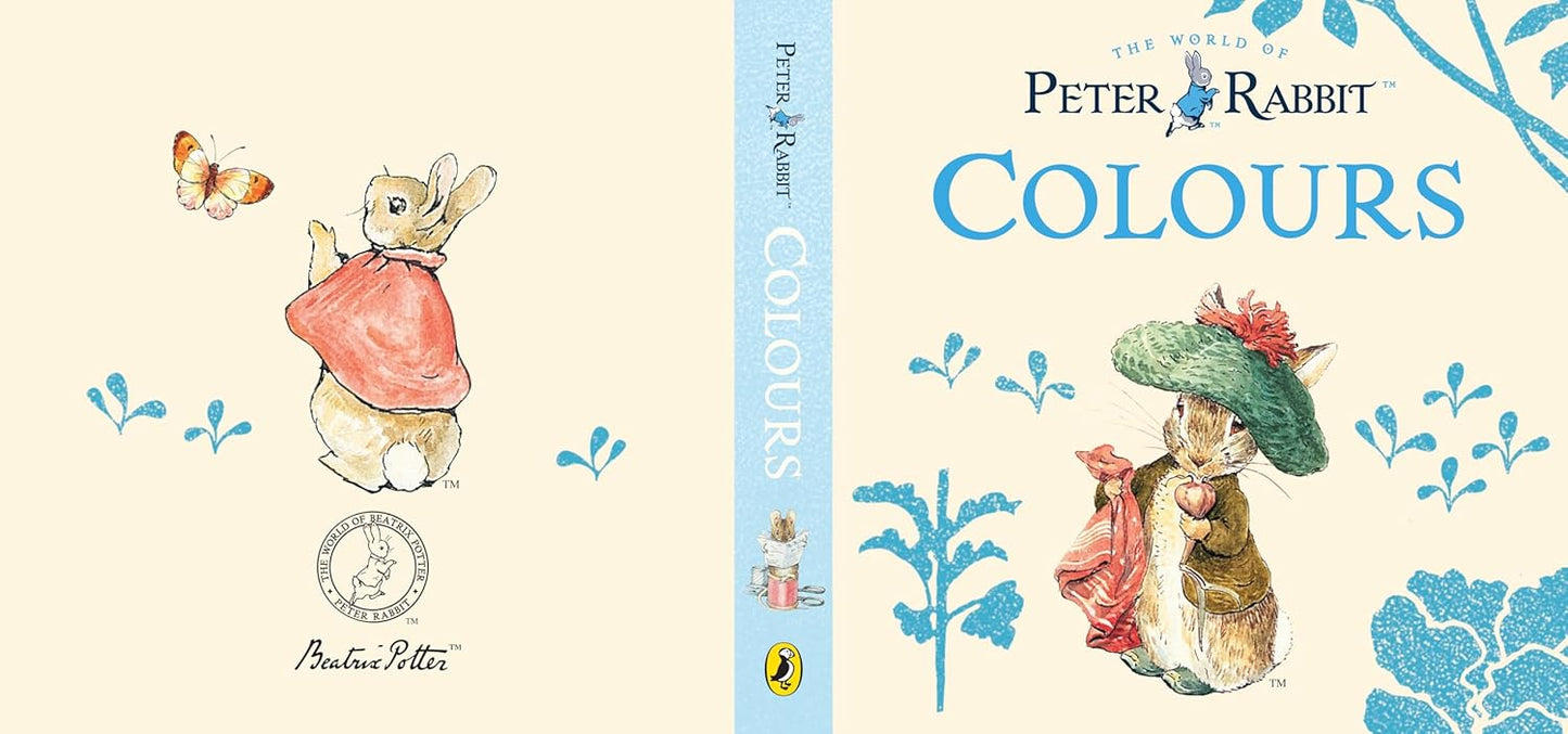Peter Rabbit My First Little Library Baby Board Book Set | Beatrix Potter Classic Stories for Toddlers | Early Learning & Gift Box Collection