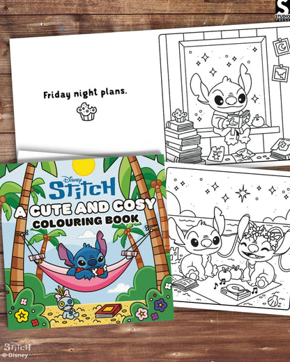 Disney Stitch: A Cute and Cosy Colouring Book for Kids & Adults | Fun Relaxing Lilo & Stitch Coloring Pages | Creative Gift for Disney Fans