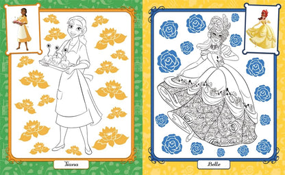 Disney Princess: The Ultimate Colouring Book for Kids | Magical Coloring Pages Featuring Classic Disney Princess Characters | Creative Activity Book