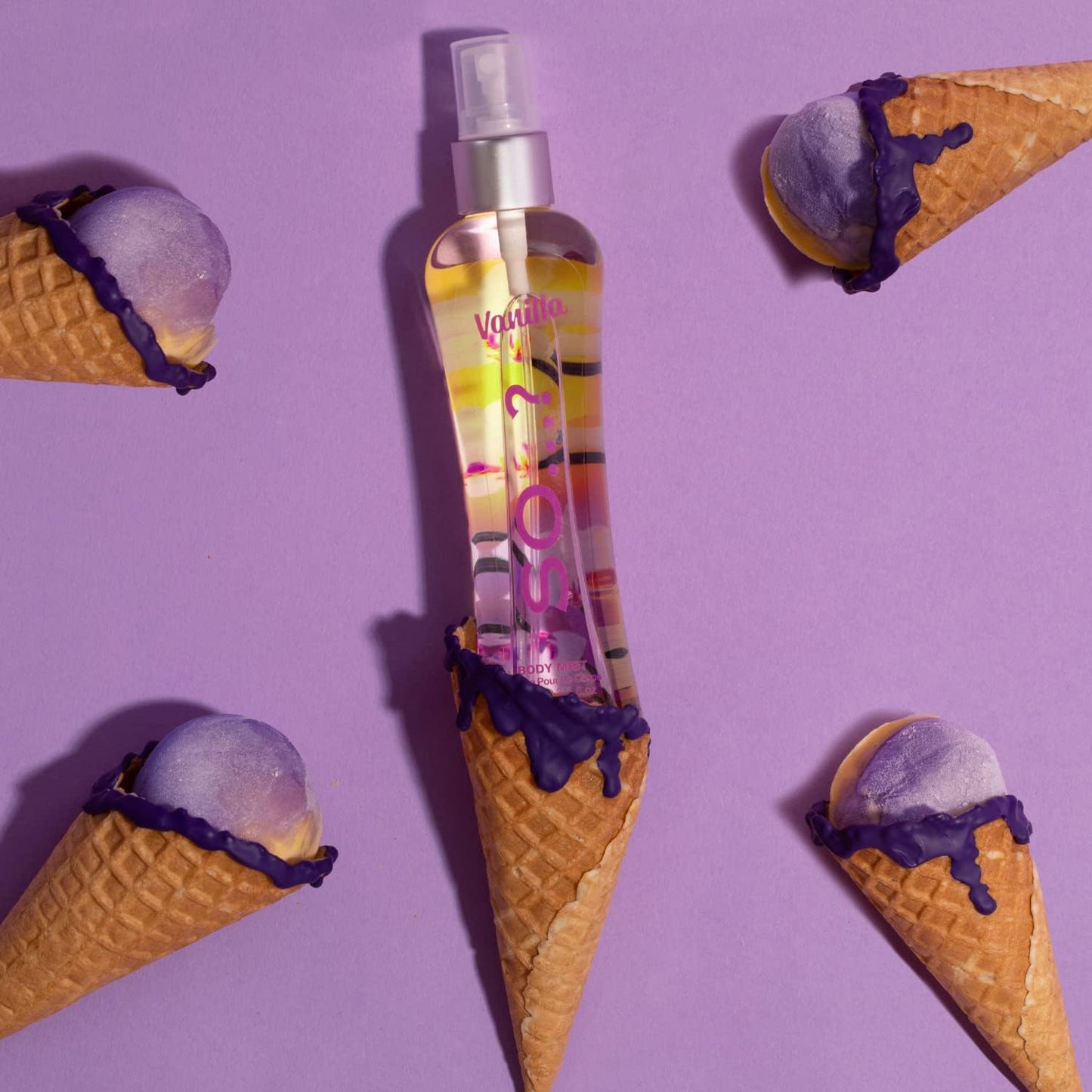 Body Mist By So…? Womens Vanilla Body Mist Fragrance Spray 100ml Bundle (Pack of 3)