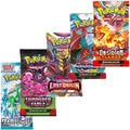 Mega Pokemon Card Booster Pack Gift Bundle | 5 Booster Packs | Sword and Shield | Scarlet and Violet | Pokémon Gift Set | 4 Assorted Pokemon Booster Packs + 1 Japanese Pokemon Card Pack