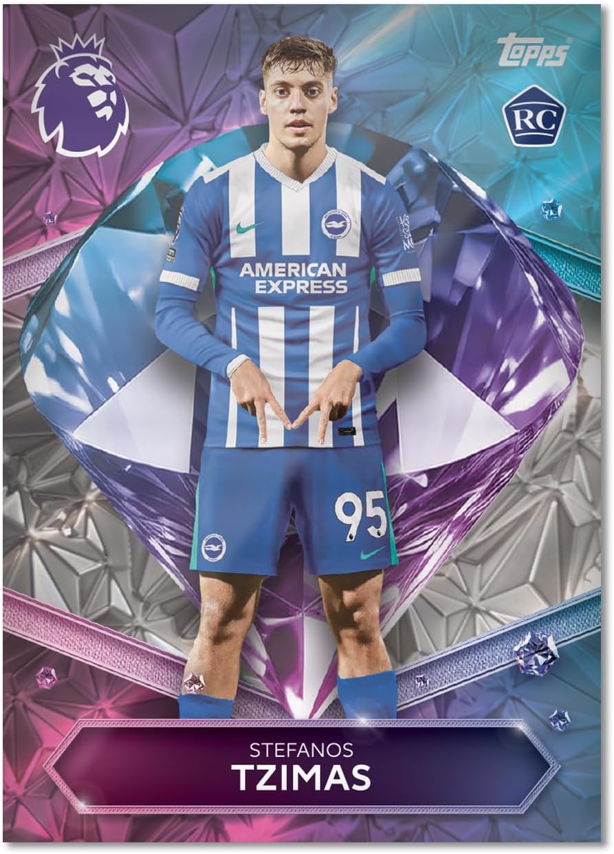 Topps Premier League 2026 Debut Edition Hall of Fame Super Tin #1 | 50 Football Trading Cards + 3 Limited Edition Hall of Fame Cards | Official EPL