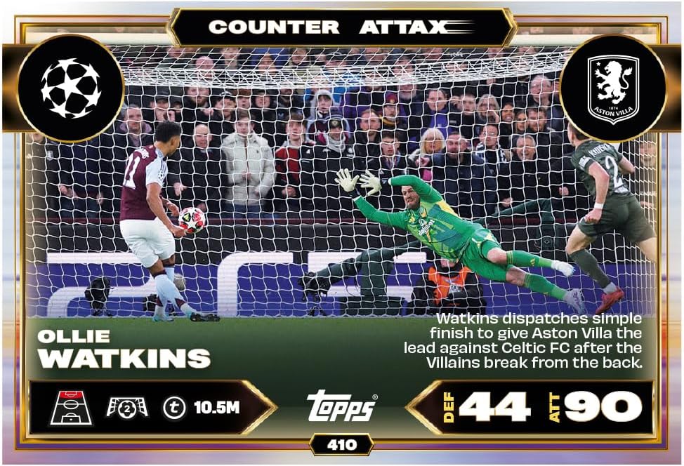 Topps UCC Match Attax 2025/26 Mega Tin Spartans | 45 Cards + 3 Exclusive Gladiators LE Cards | Official UEFA Trading Cards by Topps