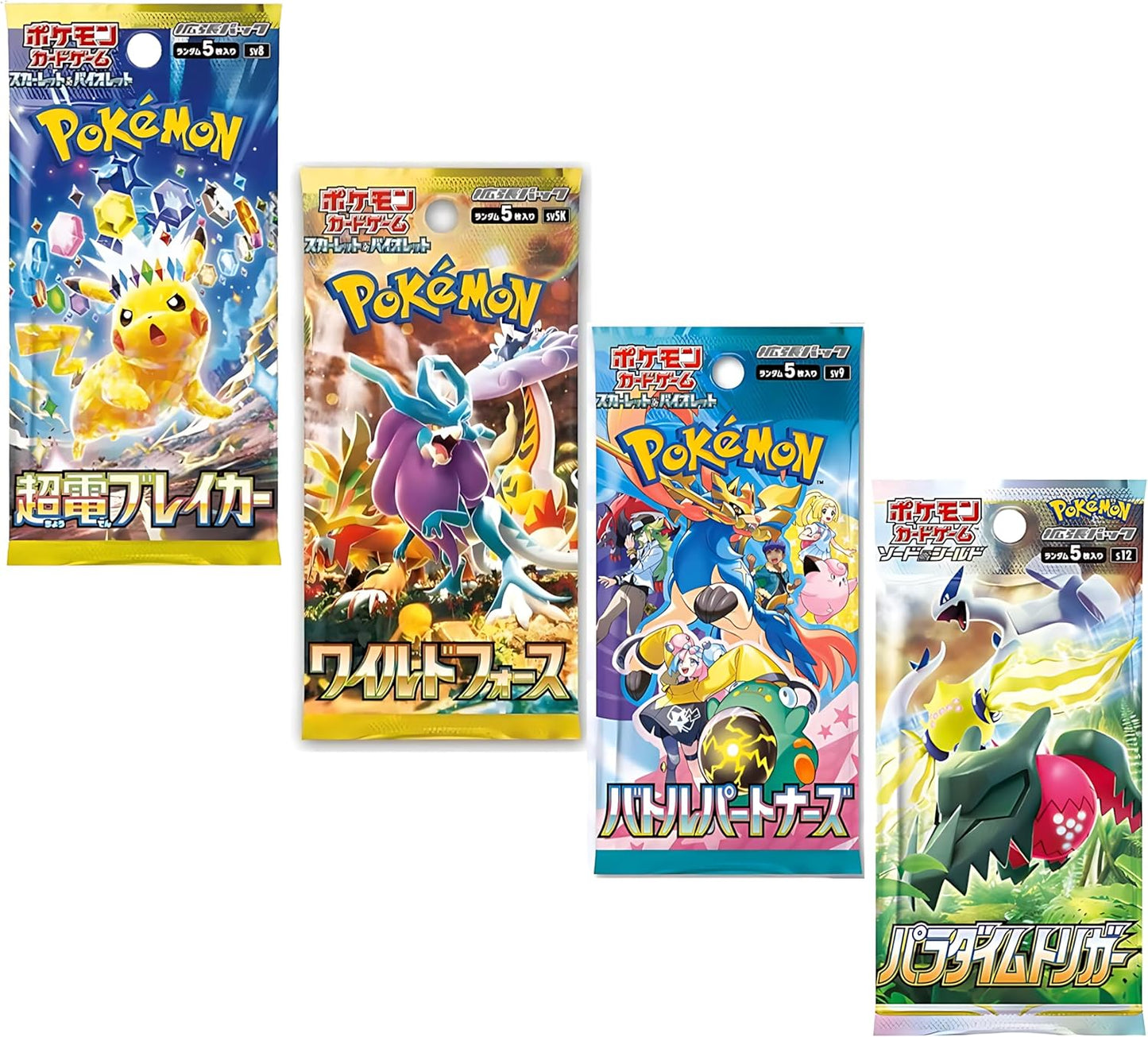 Japanese Pokémon Booster Bundle – 4x Japanese Pokémon TCG Packs | Random Authentic Pokémon Card Packs | Titan Authenticated Pokémon Cards