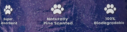 Fresh Paws Premium Wood Pellet Cat Litter 30L - Natural Pine Scent - Highly Absorbent Wood Pellets - Odor Control Cat Litter