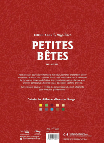 Coloriages Mystères Disney – Petites Bêtes | Livre de Coloriage Codé pour Enfants | Activité Créative Disney Officielle
