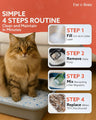 Fur & Bone Silica Cat Litter 7.6L - Crystal Non Clumping - Ultra Absorbent Fast Drying - Low Dust Odor Control Cat Litter