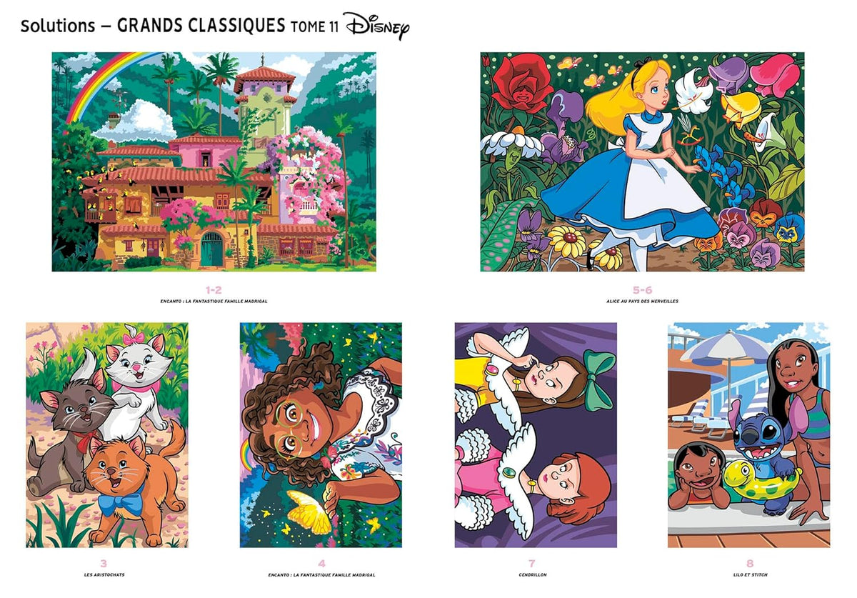 Coloriages Mystères Disney – Les Grands Classiques Tome 11 | Livre de Coloriage Adulte Anti-Stress | Édition Officielle Disney