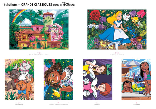 Coloriages Mystères Disney – Les Grands Classiques Tome 11 | Livre de Coloriage Adulte Anti-Stress | Édition Officielle Disney