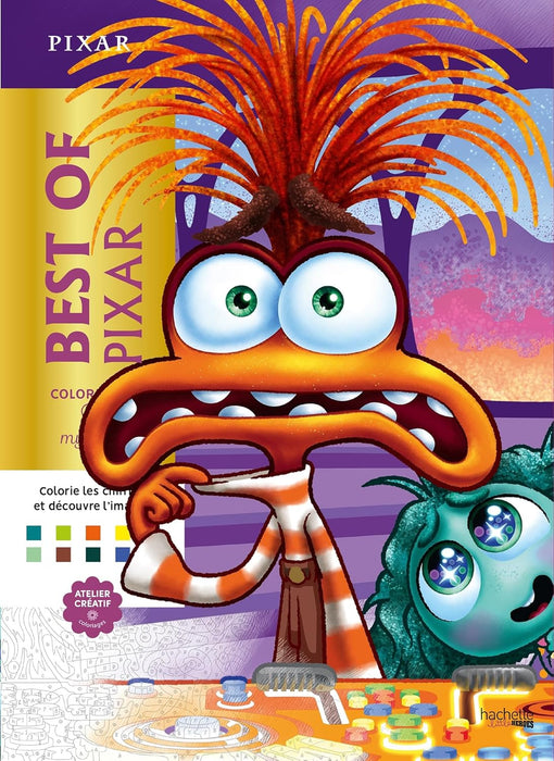Coloriages Mystères Disney – Best of Pixar | Livre de Coloriage Magique pour Enfants & Adultes | Dessins Cachés Pixar Officiel