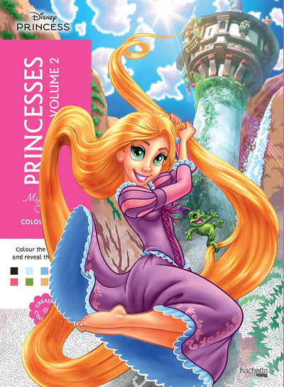 Mystery Colouring – Princesses Vol. 2 Colour by Number Book | Reveal Iconic Disney Princess Characters | Relaxing Puzzle Colouring Activity Book for Kids & Adults